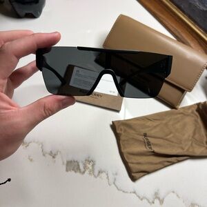 Burberry Black Shield Sunglasses